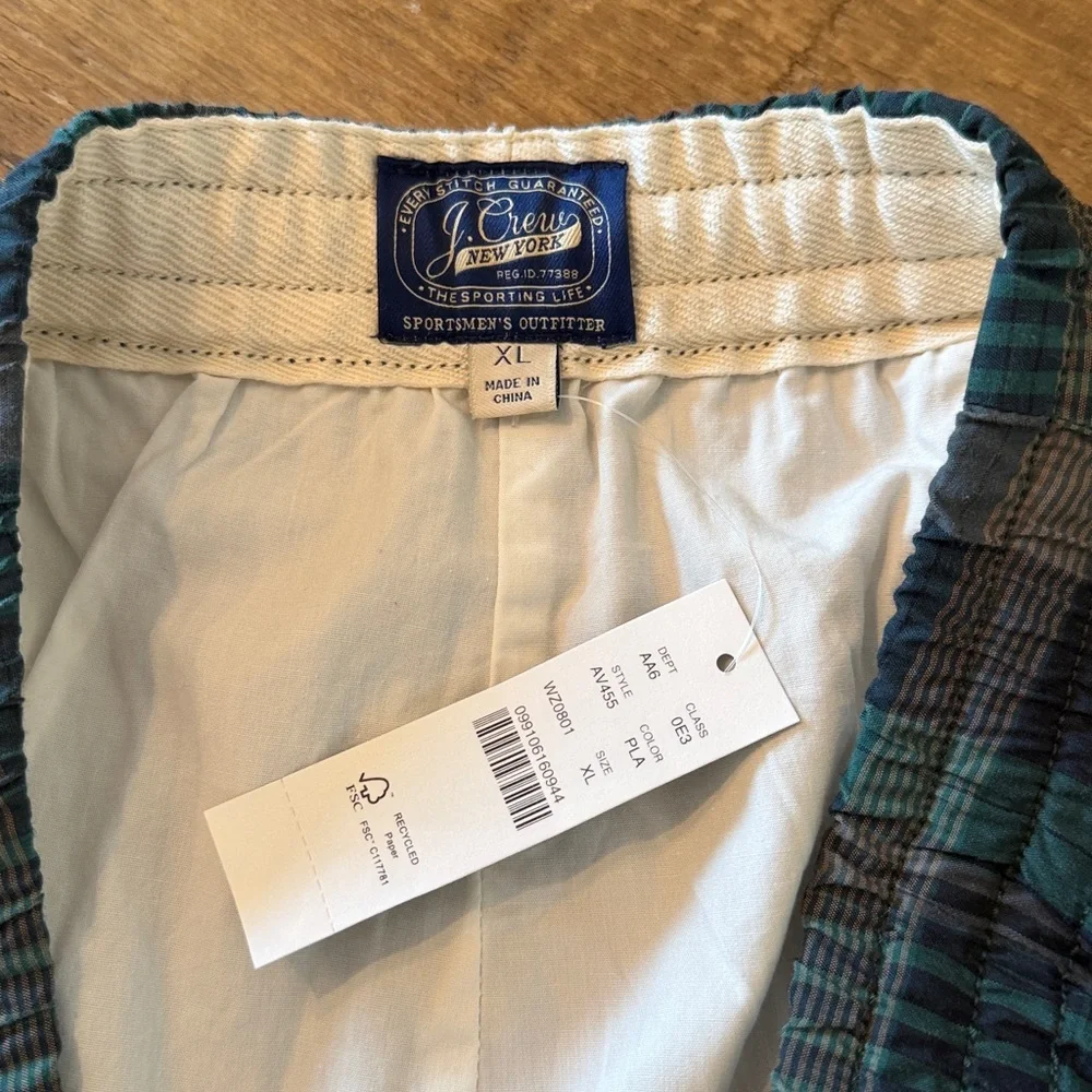 NWT- J Crew Preppy Plaid Dock Shorts. Men’s Sz-XL. Coastal | Country Club Beach